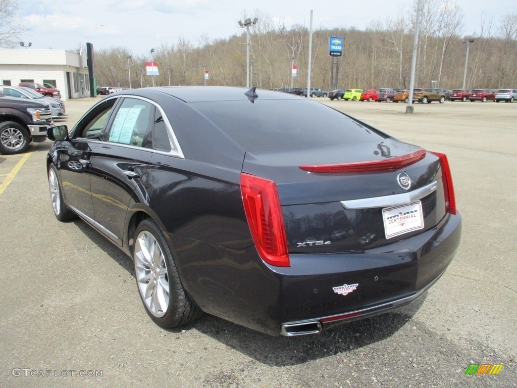 2013 XTS Platinum AWD - Sapphire Blue Metallic / Very Light Platinum/Dark Urban/Cocoa Opus Full Leather photo #3