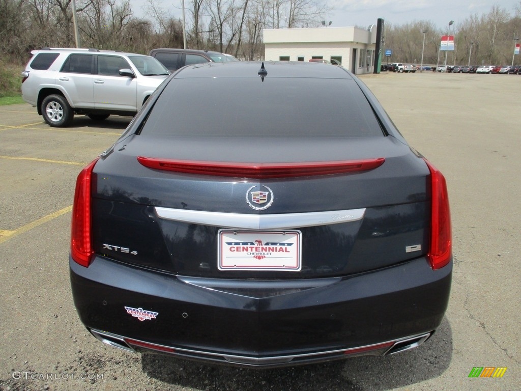 2013 XTS Platinum AWD - Sapphire Blue Metallic / Very Light Platinum/Dark Urban/Cocoa Opus Full Leather photo #4