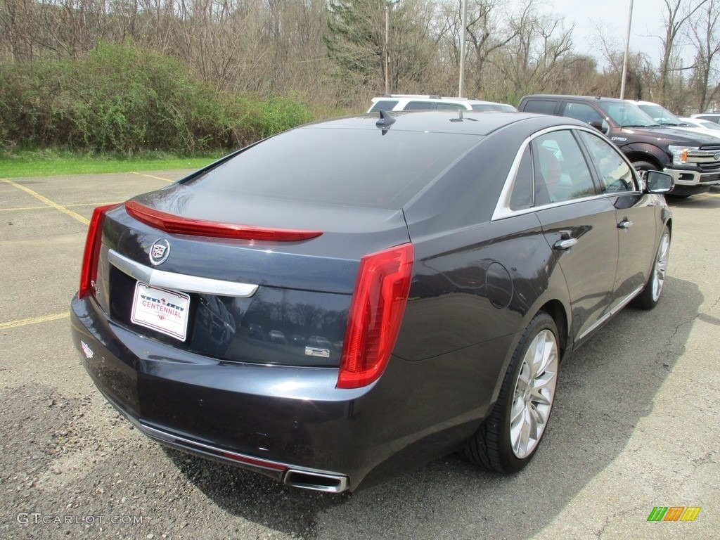 2013 XTS Platinum AWD - Sapphire Blue Metallic / Very Light Platinum/Dark Urban/Cocoa Opus Full Leather photo #5