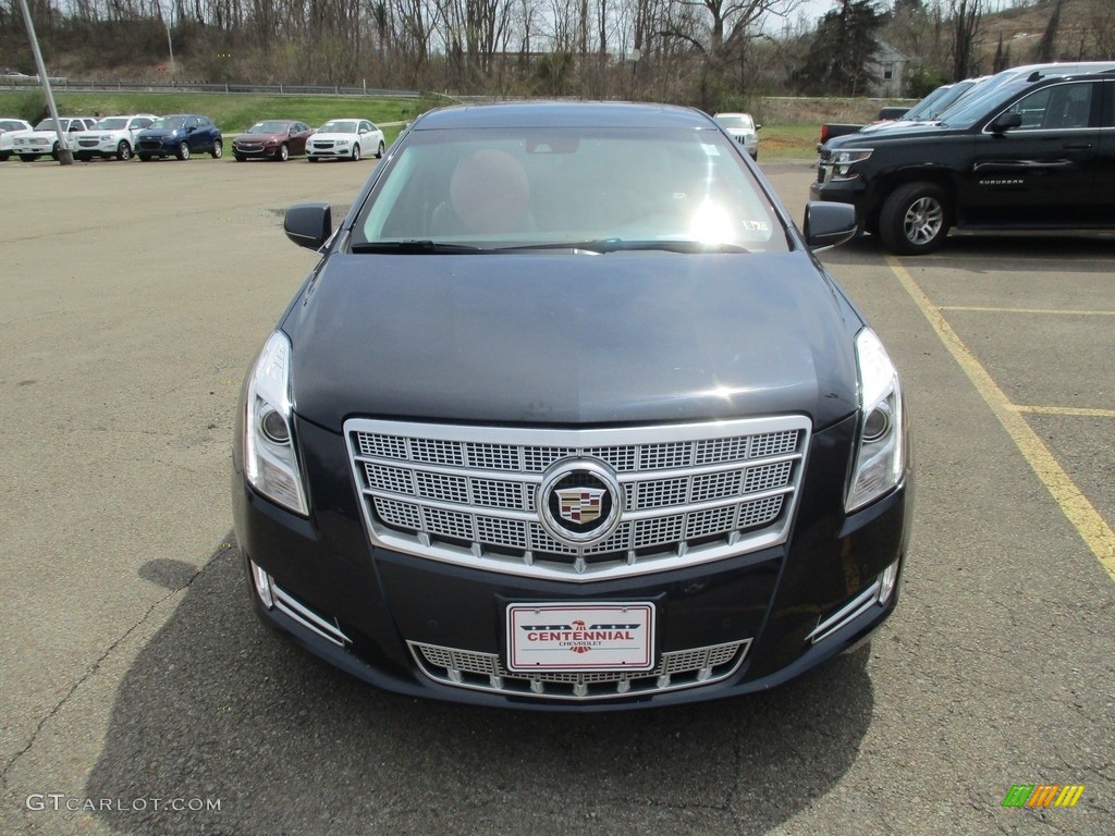 2013 XTS Platinum AWD - Sapphire Blue Metallic / Very Light Platinum/Dark Urban/Cocoa Opus Full Leather photo #8