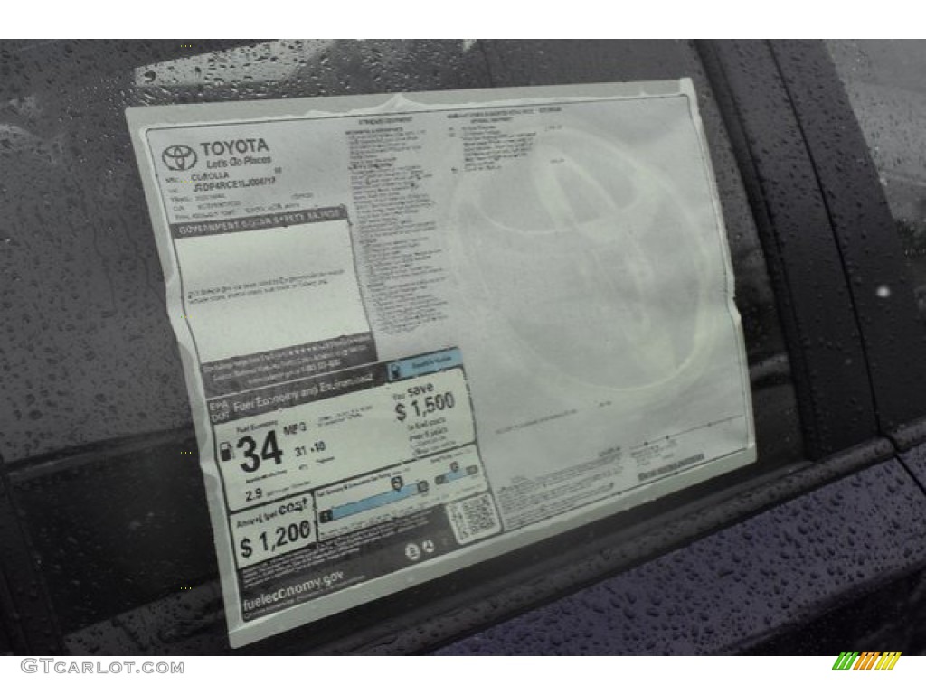 2020 Toyota Corolla SE Window Sticker Photo #132831300