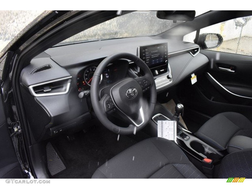 Black Interior 2020 Toyota Corolla SE Photo #132831411