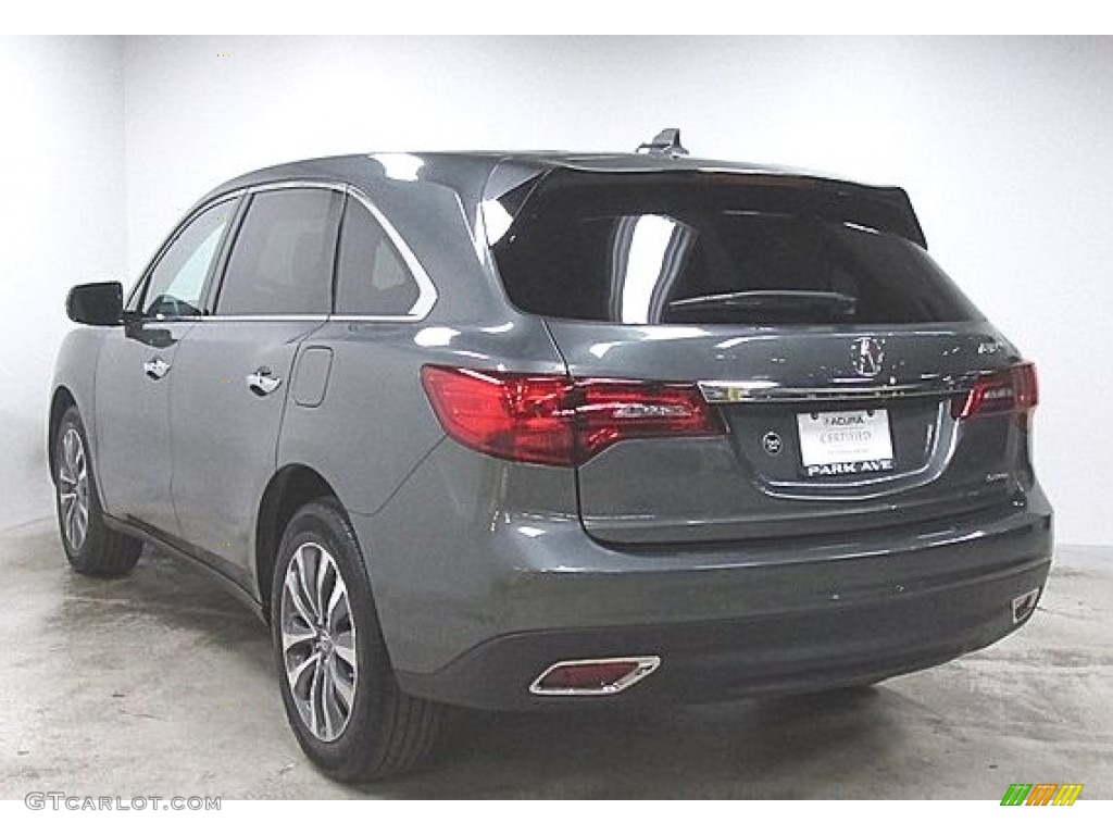 2016 MDX SH-AWD Technology - Forest Mist Metallic / Parchment photo #2
