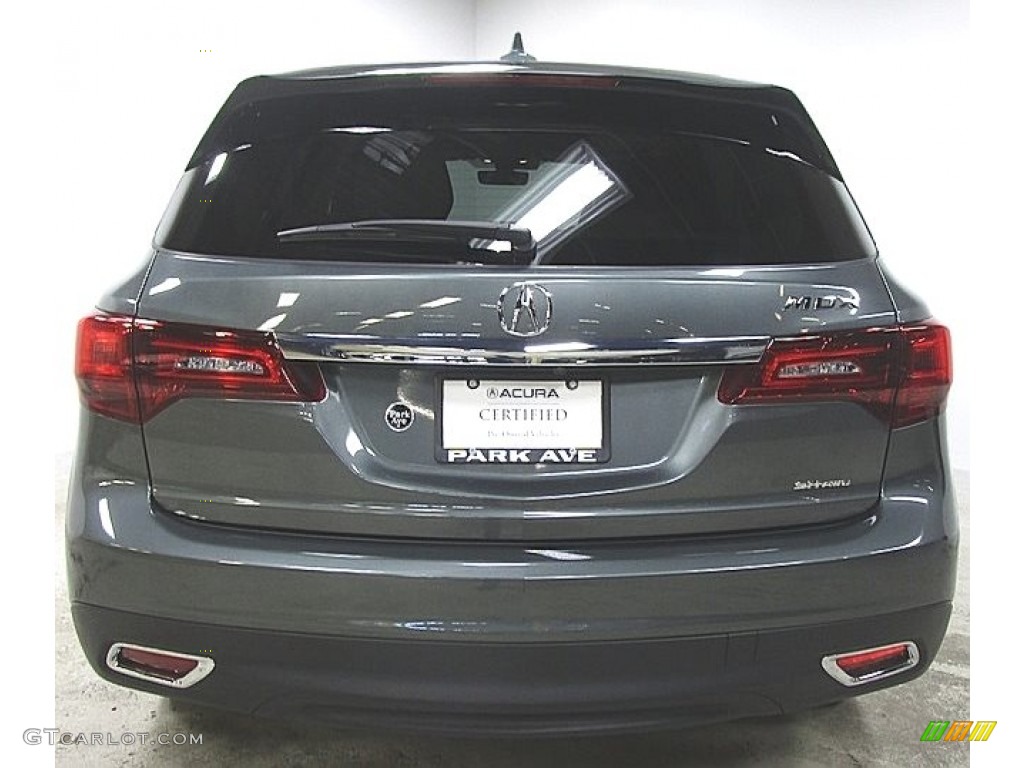2016 MDX SH-AWD Technology - Forest Mist Metallic / Parchment photo #3