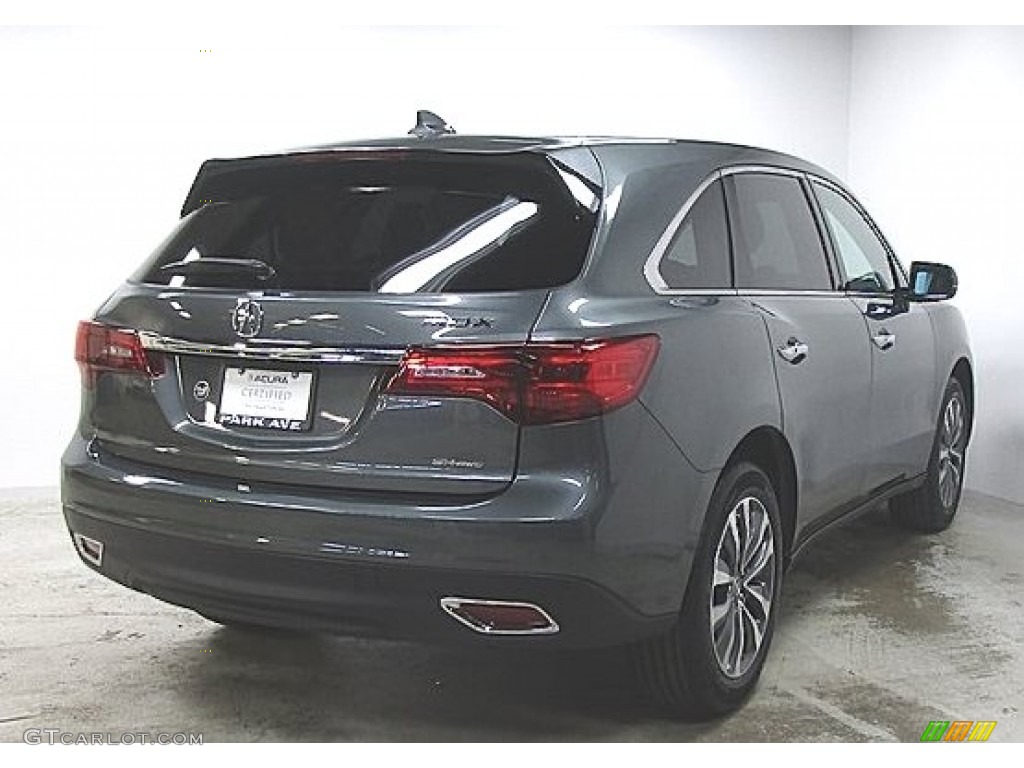 2016 MDX SH-AWD Technology - Forest Mist Metallic / Parchment photo #4