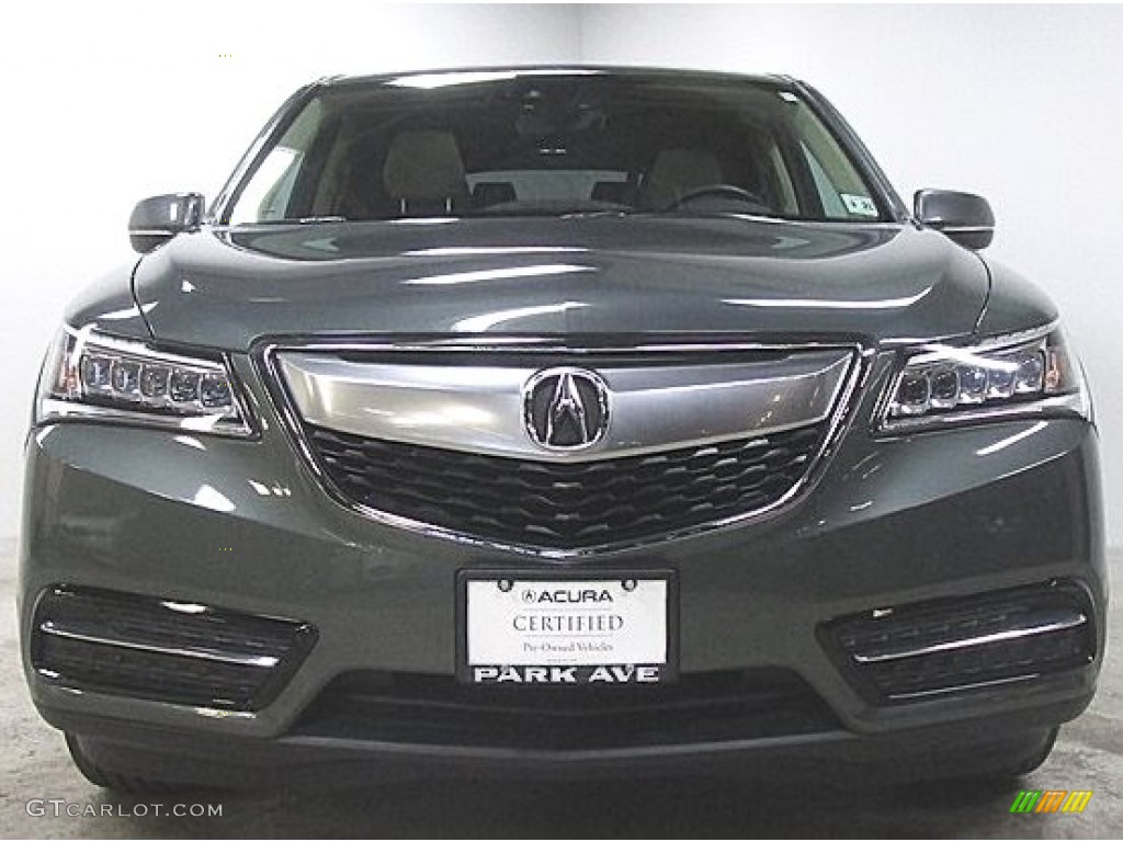 2016 MDX SH-AWD Technology - Forest Mist Metallic / Parchment photo #6