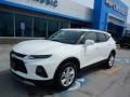 Summit White 2019 Chevrolet Blazer 3.6L Leather AWD