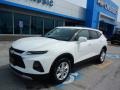 2019 Summit White Chevrolet Blazer 3.6L Leather AWD  photo #1