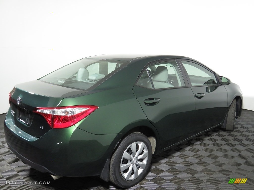 2016 Corolla LE - 4Evergreen Mica / Ash photo #25