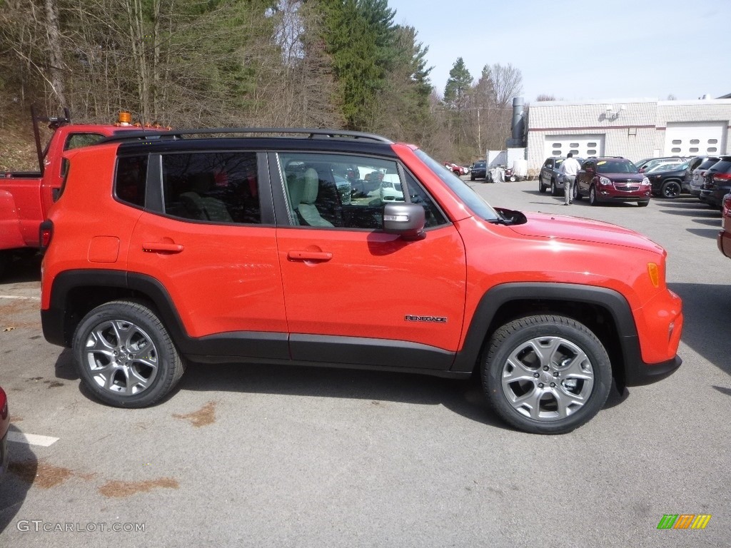 2019 Renegade Limited 4x4 - Colorado Red / Black/Ski Grey photo #7