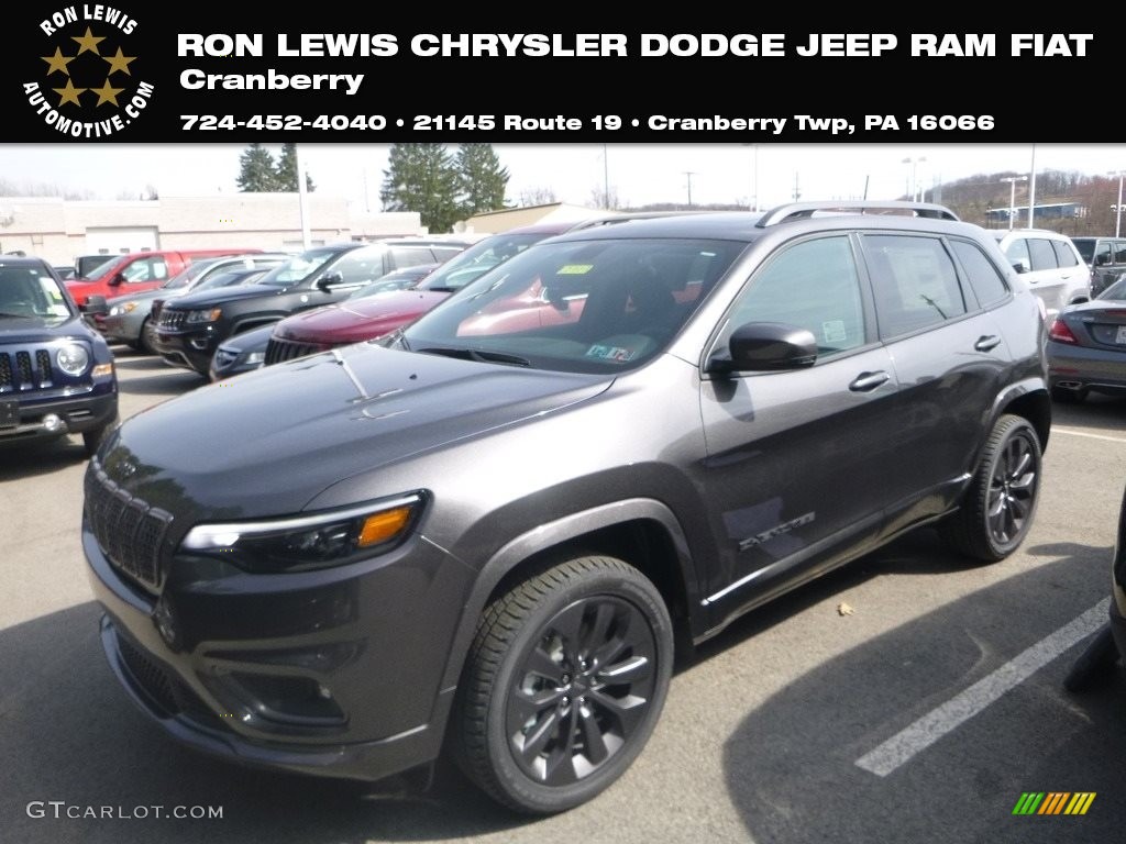 2019 Cherokee Limited 4x4 - Granite Crystal Metallic / Black photo #1