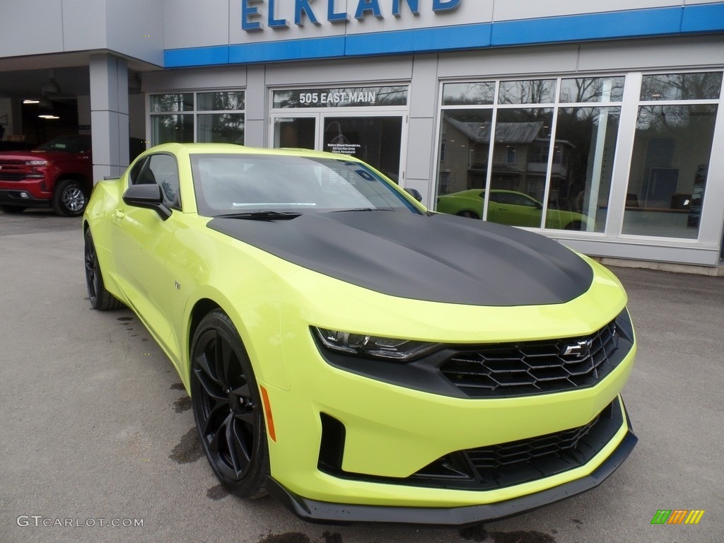 2019 Camaro RS Coupe - Shock (Light Green) / Jet Black photo #6