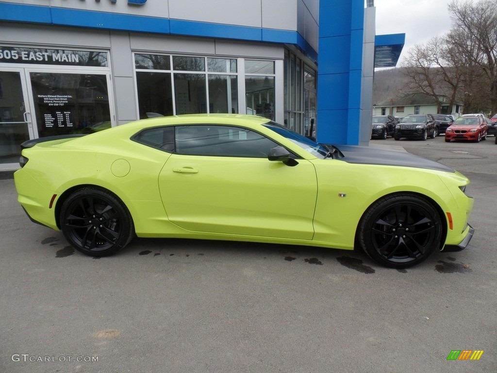 2019 Camaro RS Coupe - Shock (Light Green) / Jet Black photo #7