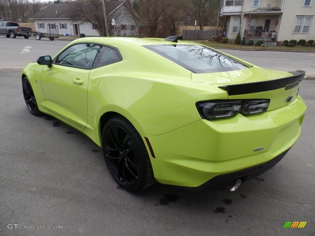 2019 Camaro RS Coupe - Shock (Light Green) / Jet Black photo #10