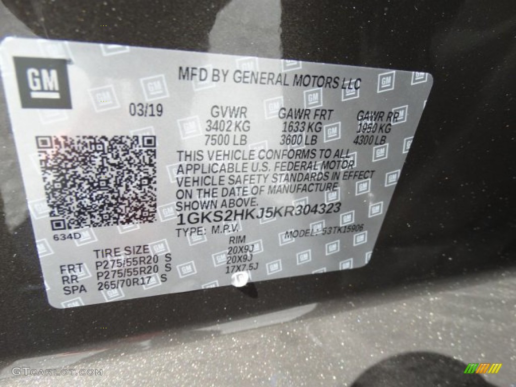2019 Yukon XL Denali 4WD - Smokey Quartz Metallic / Cocoa/Shale photo #35