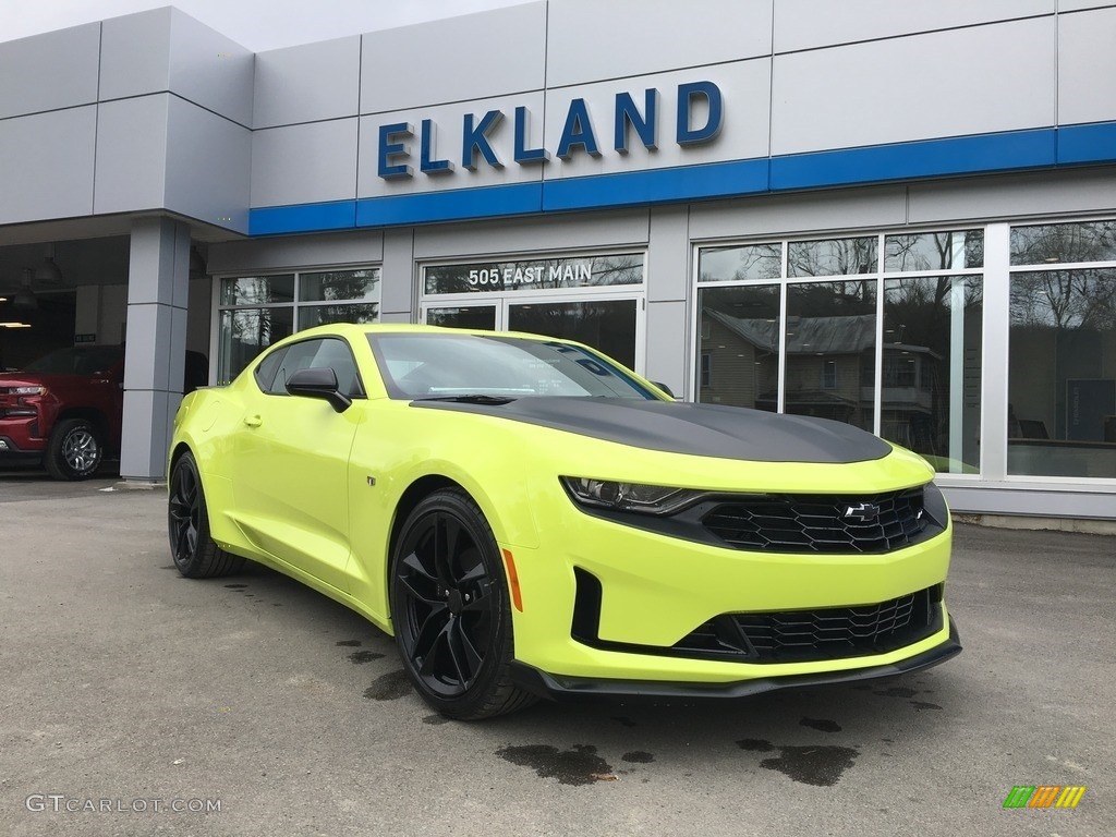 2019 Camaro RS Coupe - Shock (Light Green) / Jet Black photo #45