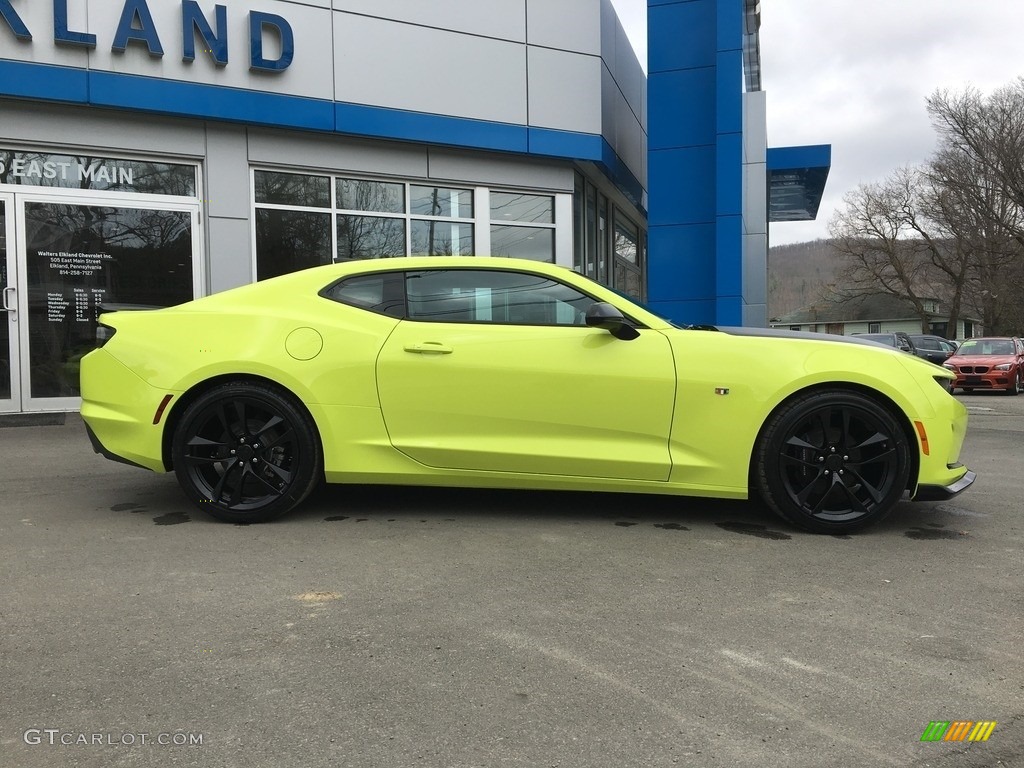 2019 Camaro RS Coupe - Shock (Light Green) / Jet Black photo #47