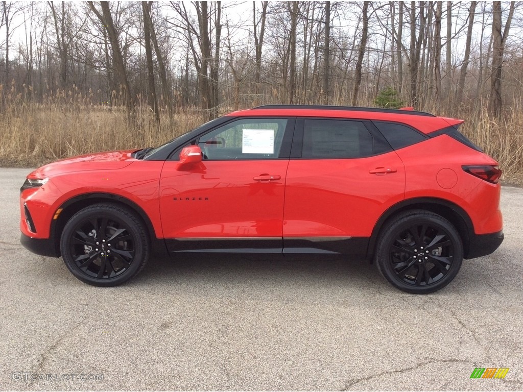 Red Hot 2019 Chevrolet Blazer RS Exterior Photo #132839055