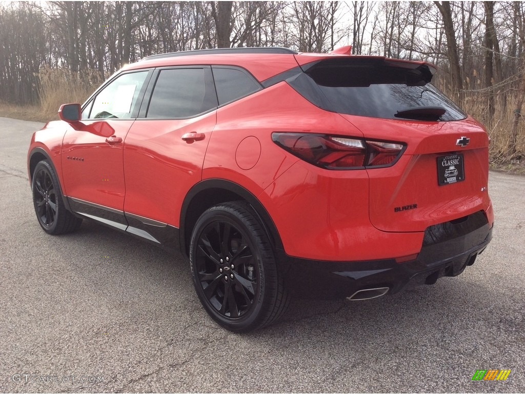 2019 Blazer RS - Red Hot / Jet Black photo #4