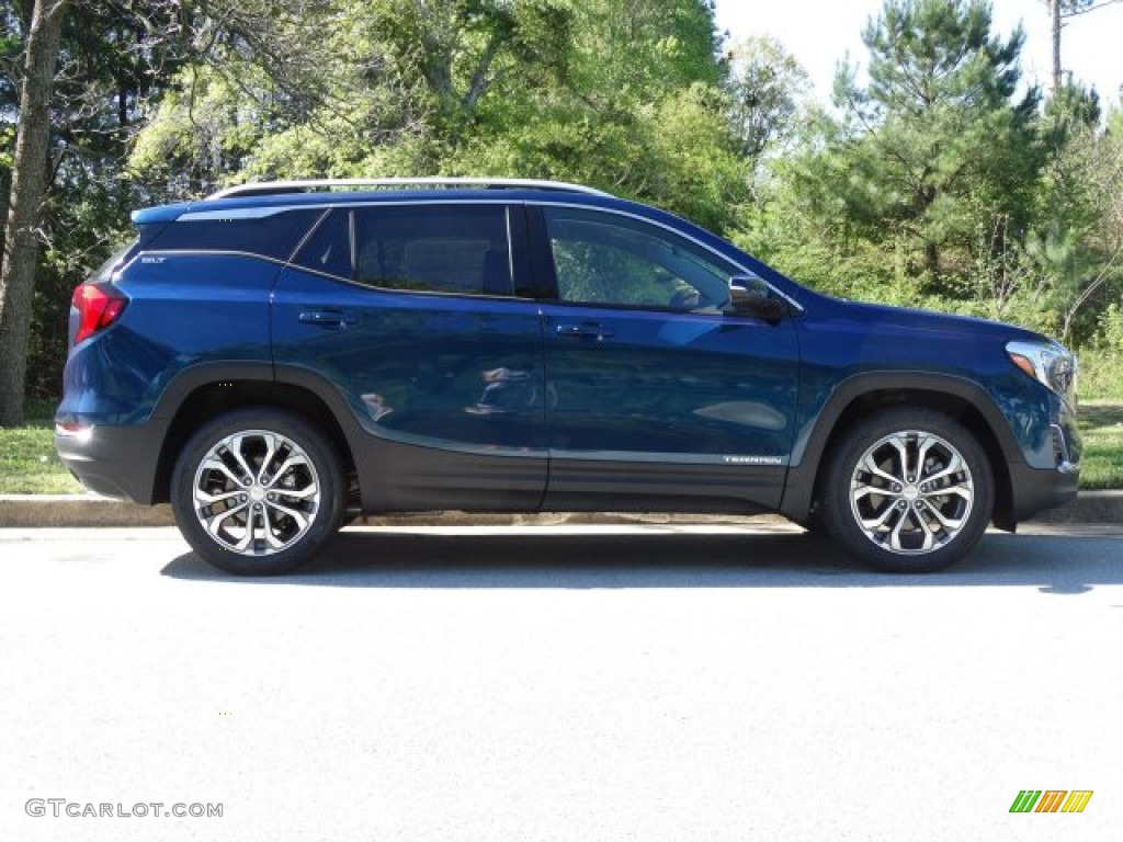 Blue Emerald Metallic 2019 GMC Terrain SLT Exterior Photo #132840243