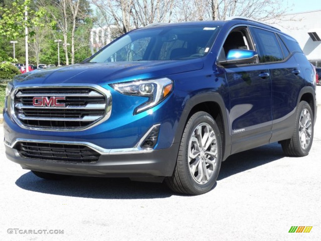 Blue Emerald Metallic 2019 GMC Terrain SLT Exterior Photo #132840339