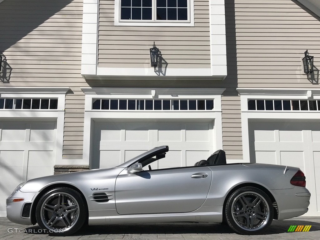 Brilliant Silver Metallic Mercedes-Benz SL