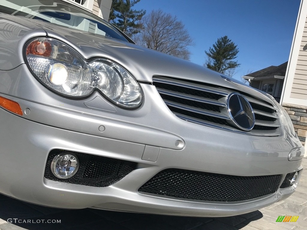 2005 SL 65 AMG Roadster - Brilliant Silver Metallic / Charcoal photo #25