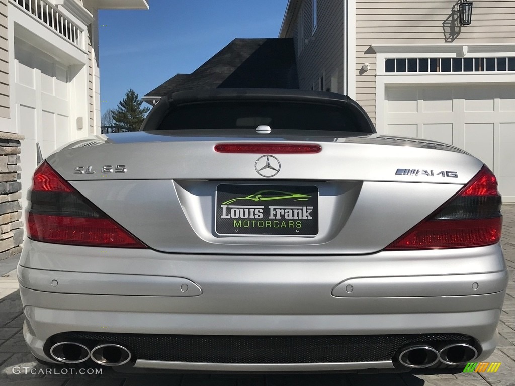 2005 SL 65 AMG Roadster - Brilliant Silver Metallic / Charcoal photo #27