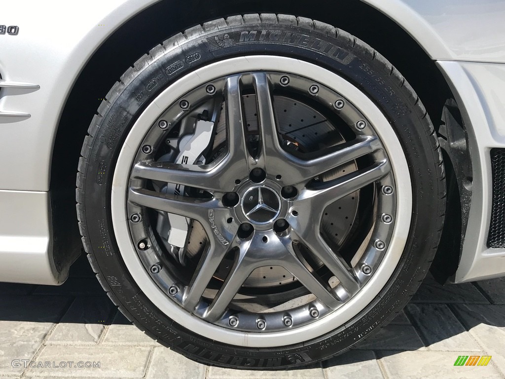 2005 SL 65 AMG Roadster - Brilliant Silver Metallic / Charcoal photo #66