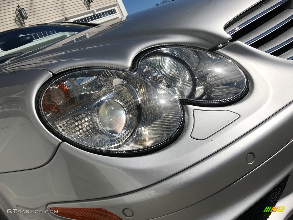 2005 SL 65 AMG Roadster - Brilliant Silver Metallic / Charcoal photo #69