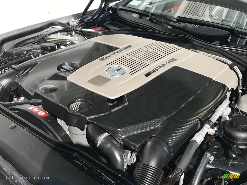 2005 SL 65 AMG Roadster - Brilliant Silver Metallic / Charcoal photo #87