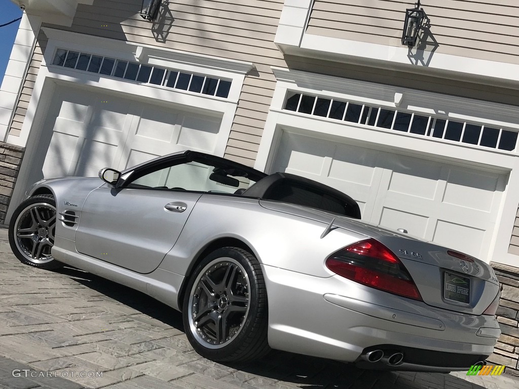 2005 SL 65 AMG Roadster - Brilliant Silver Metallic / Charcoal photo #103