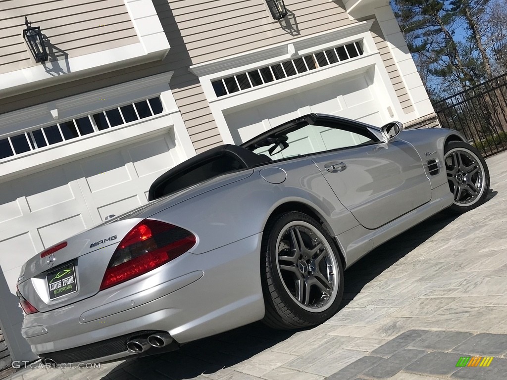 2005 SL 65 AMG Roadster - Brilliant Silver Metallic / Charcoal photo #105