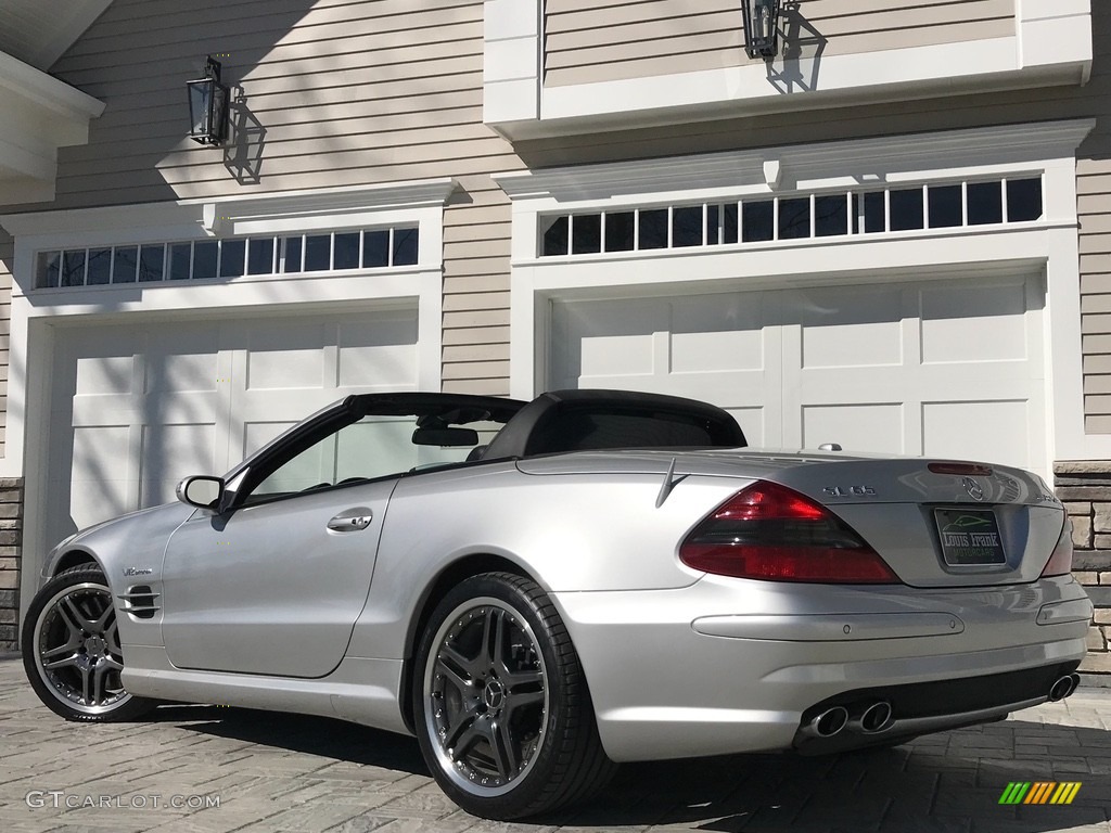 2005 SL 65 AMG Roadster - Brilliant Silver Metallic / Charcoal photo #111