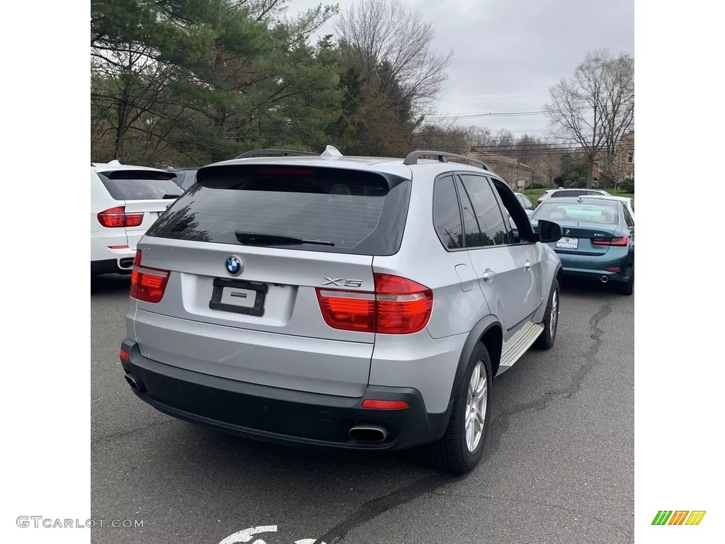 2008 X5 4.8i - Titanium Silver Metallic / Black photo #5