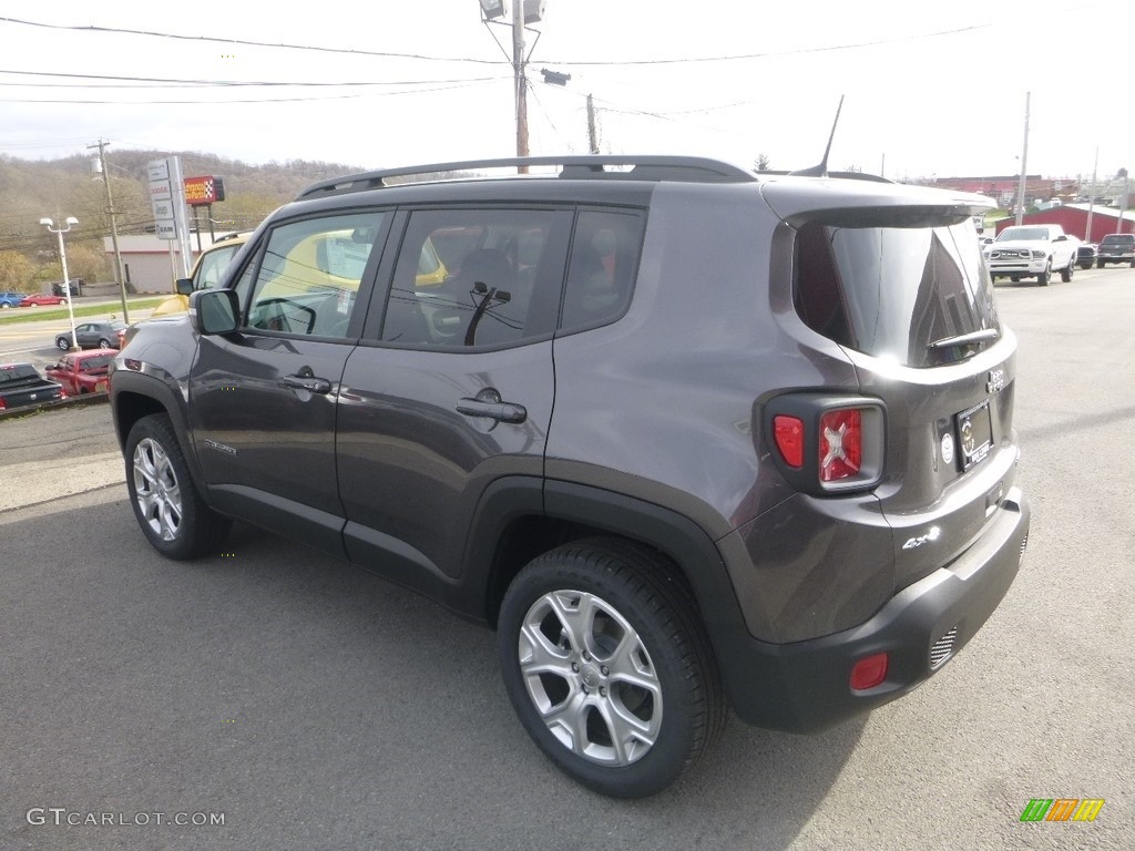 2019 Renegade Limited 4x4 - Granite Crystal Metallic / Black photo #3