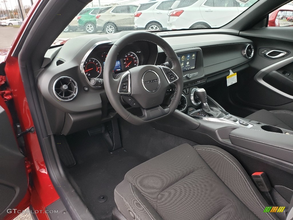 Jet Black Interior 2019 Chevrolet Camaro LT Coupe Photo #132849501