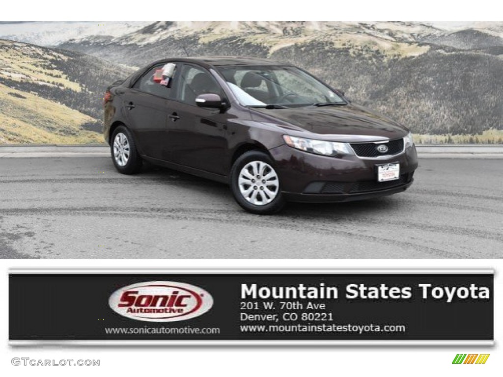 2010 Forte EX - Dark Cherry / Coffee photo #1