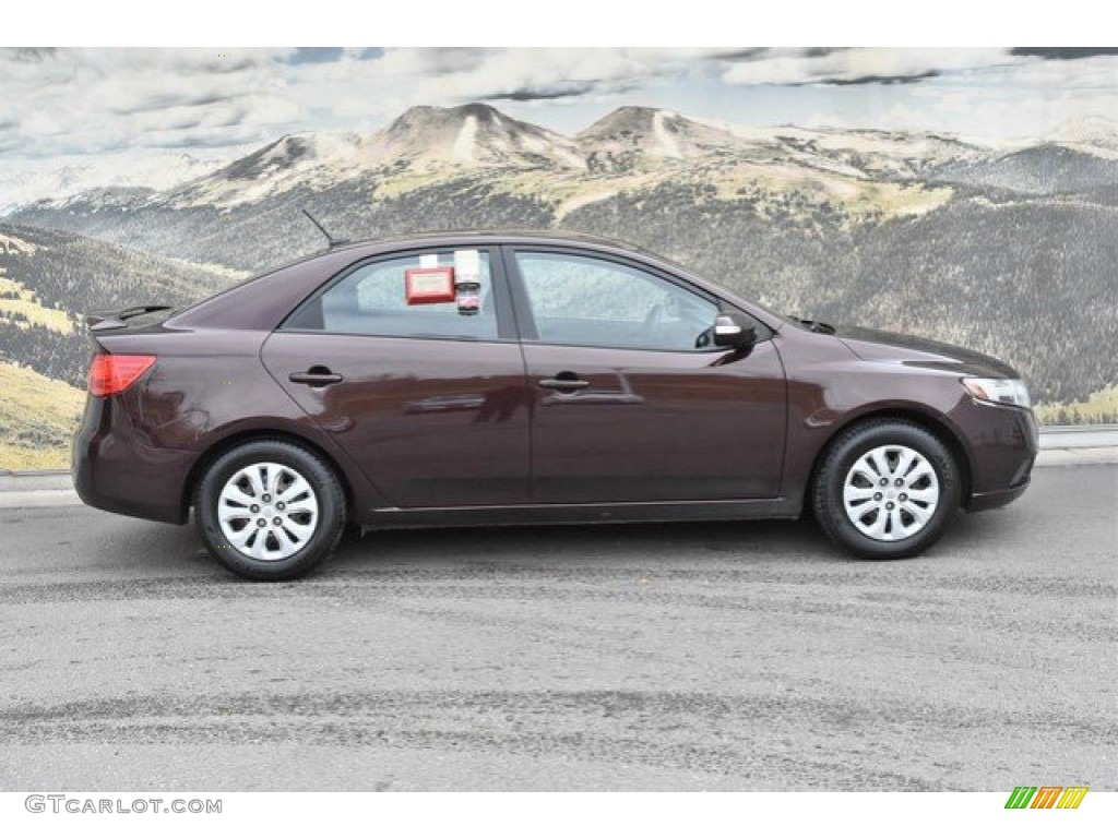 2010 Forte EX - Dark Cherry / Coffee photo #2