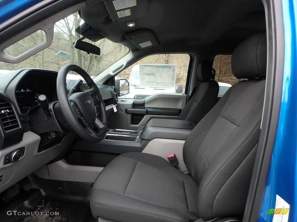 2019 F150 STX SuperCrew 4x4 - Velocity Blue / Earth Gray photo #10