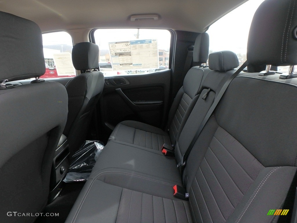 Ebony Interior 2019 Ford Ranger STX SuperCrew 4x4 Photo #132851154