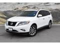 2013 Moonlight White Nissan Pathfinder SL 4x4  photo #5