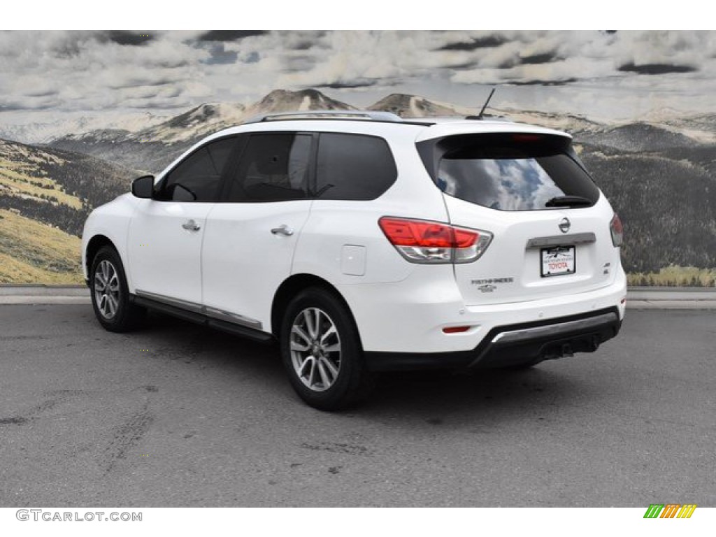 2013 Pathfinder SL 4x4 - Moonlight White / Charcoal photo #7