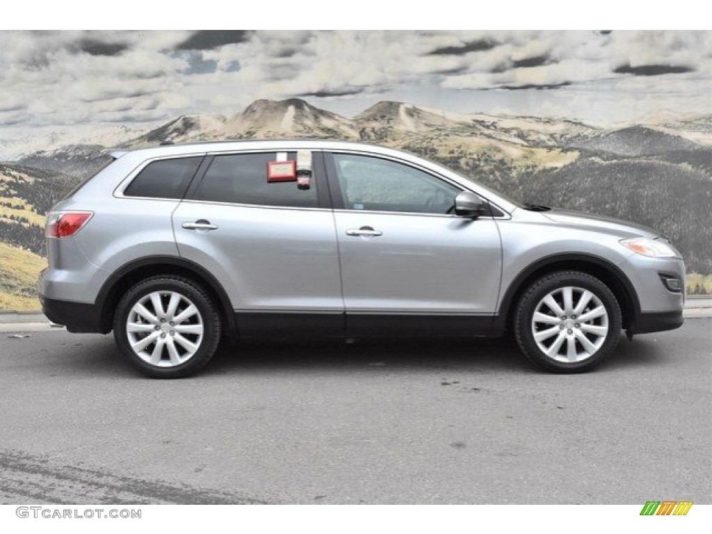 2010 CX-9 Grand Touring AWD - Liquid Silver Metallic / Black photo #2