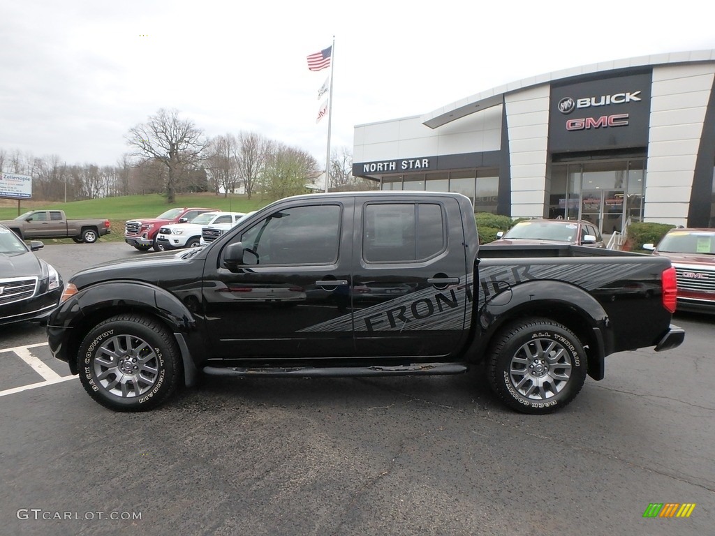 2012 Frontier SV Crew Cab - Super Black / Steel photo #13