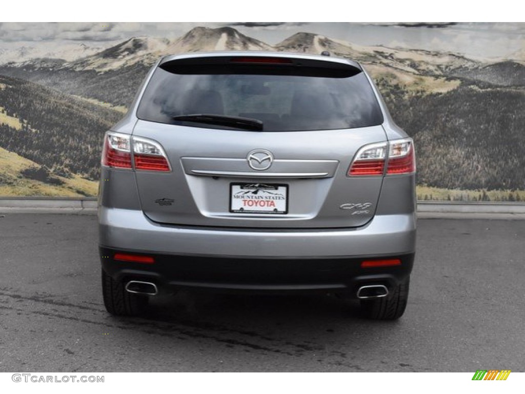 2010 CX-9 Grand Touring AWD - Liquid Silver Metallic / Black photo #8