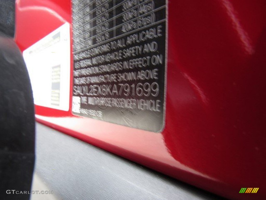 2019 Range Rover Velar R-Dynamic SE - Firenze Red Metallic / Ebony photo #38