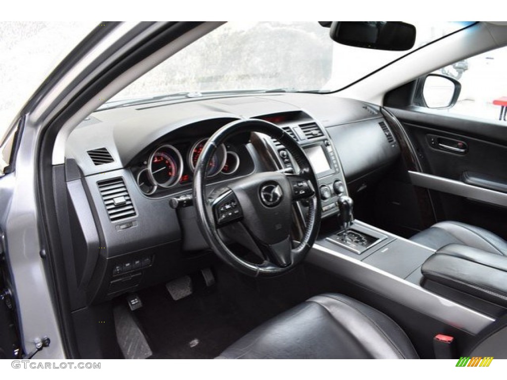 2010 CX-9 Grand Touring AWD - Liquid Silver Metallic / Black photo #10
