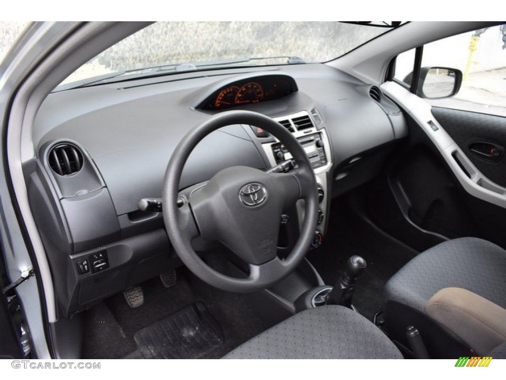 2011 Yaris 3 Door Liftback - Silver Streak Mica / Dark Charcoal photo #10