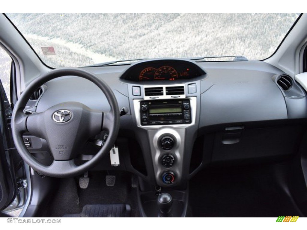 2011 Yaris 3 Door Liftback - Silver Streak Mica / Dark Charcoal photo #13